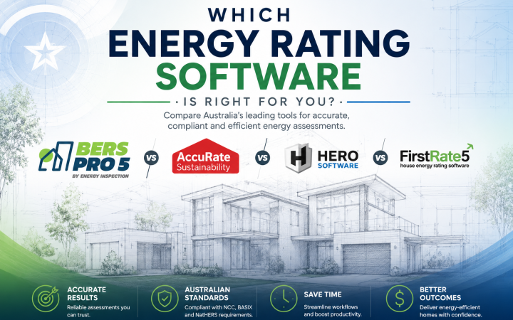 NatHERS Energy Rating Software Compared: AccuRate, FirstRate5, BERS Pro and HERO